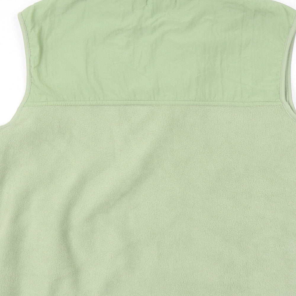 Bonmarché Womens Green Gilet Jacket Size M Zip