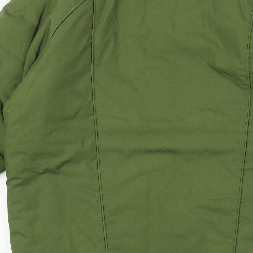 Eleganze Womens Green Jacket Size S Zip