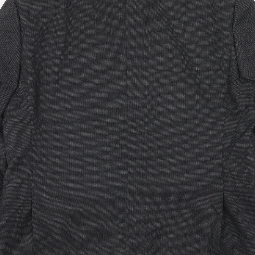 Marks & Spencer Mens Grey Polyester Jacket Suit Jacket Size 44 Regular