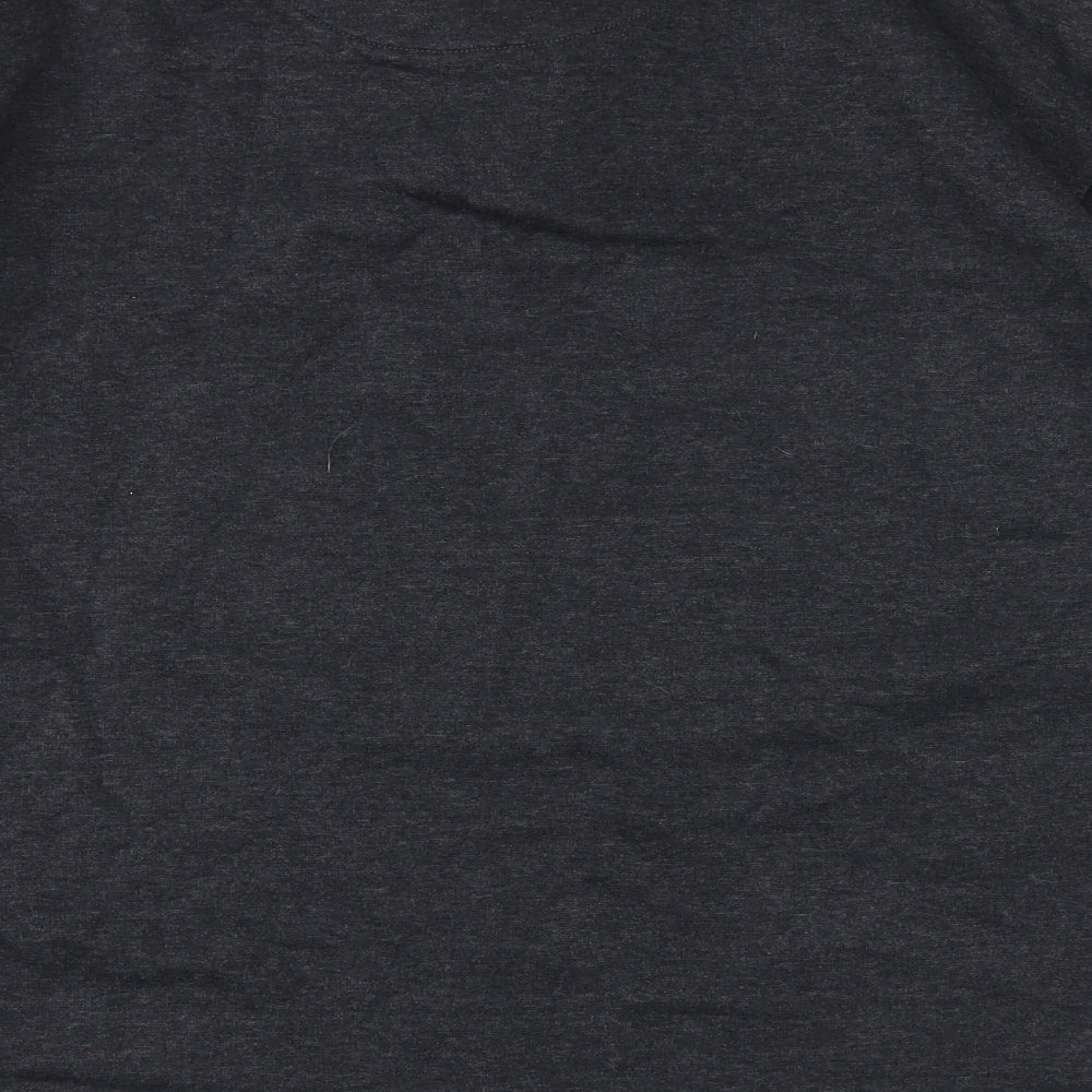One Valley Mens Grey Cotton Pullover Sweatshirt Size L