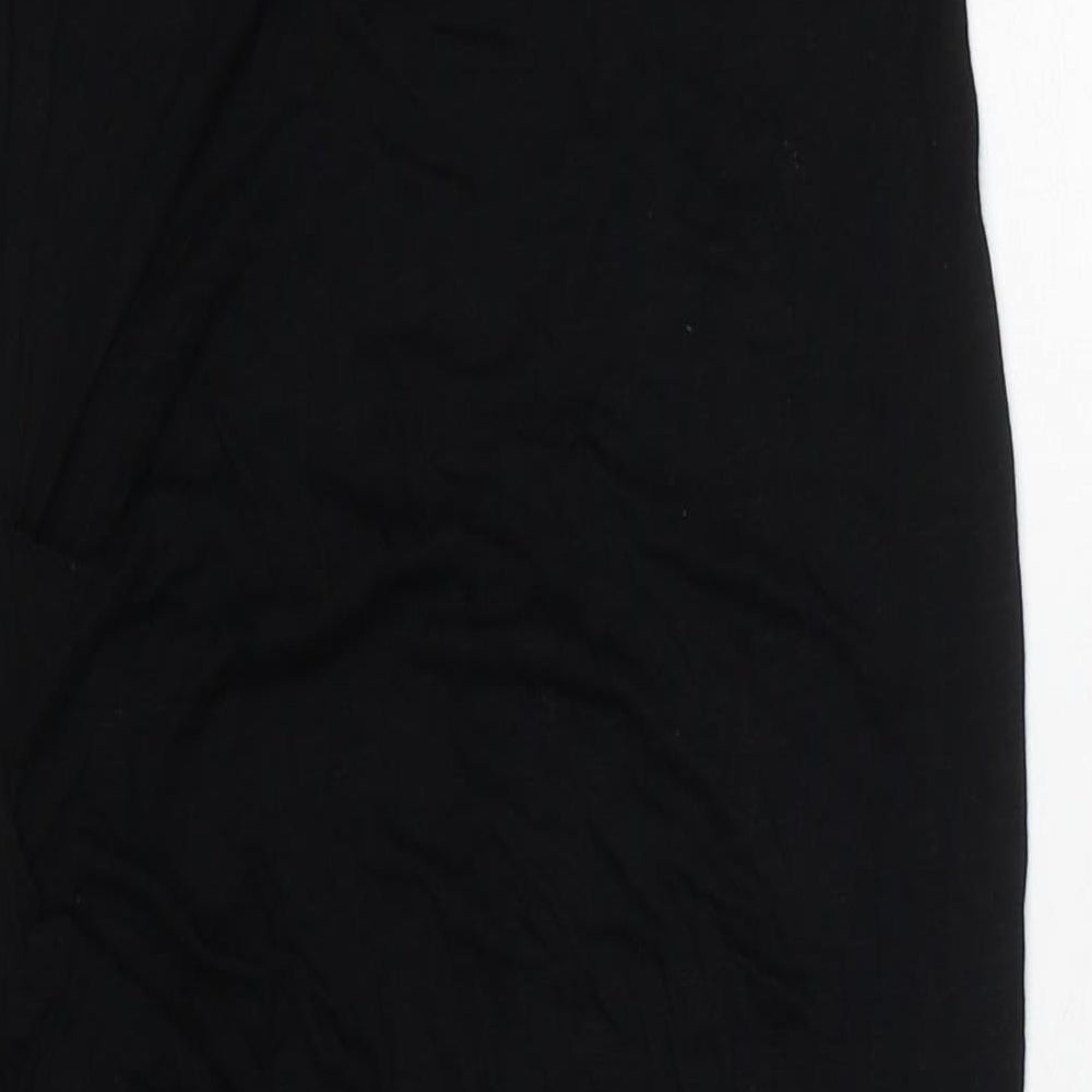 Max Studio Womens Black Viscose Sheath Size XS One Shoulder Pullover