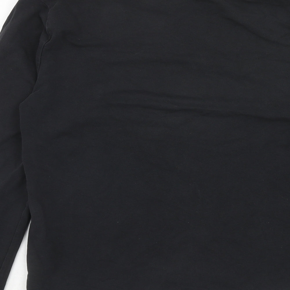 ASOS Womens Black Cotton Pullover Sweatshirt Size M Pullover