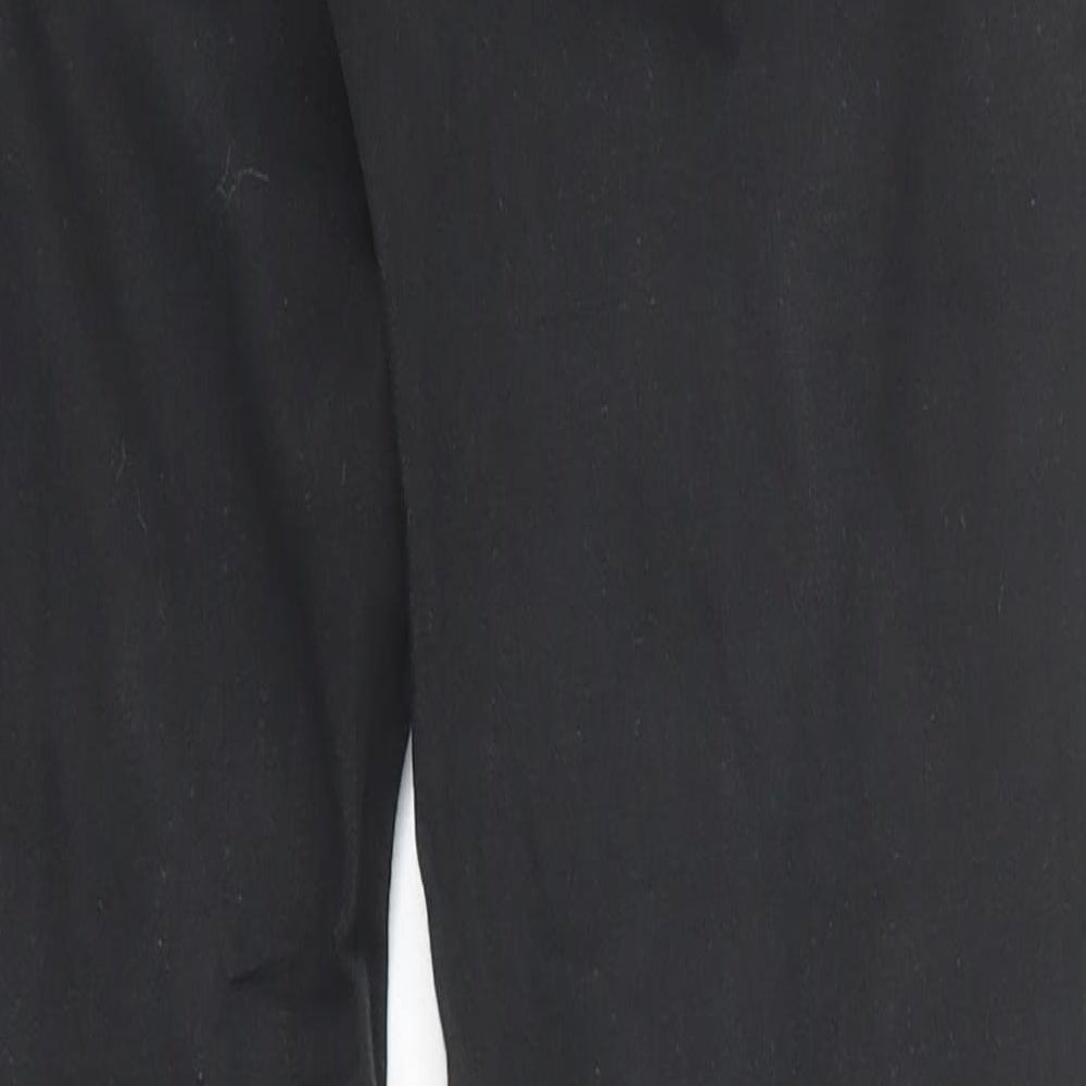 Marks and Spencer Womens Black Cotton Skinny Jeans Size 10 Regular Zip