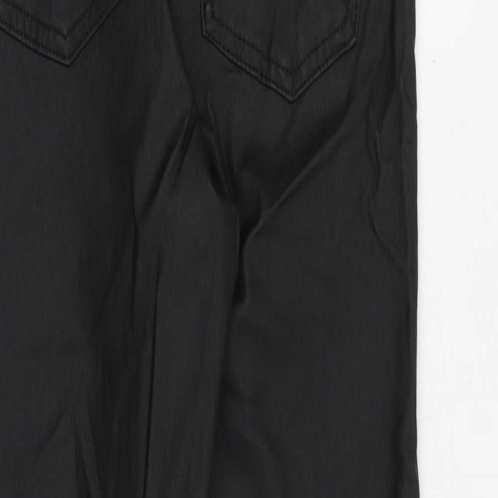 Marks & Spencer Womens Beige Viscose Trousers Size 8 Regular