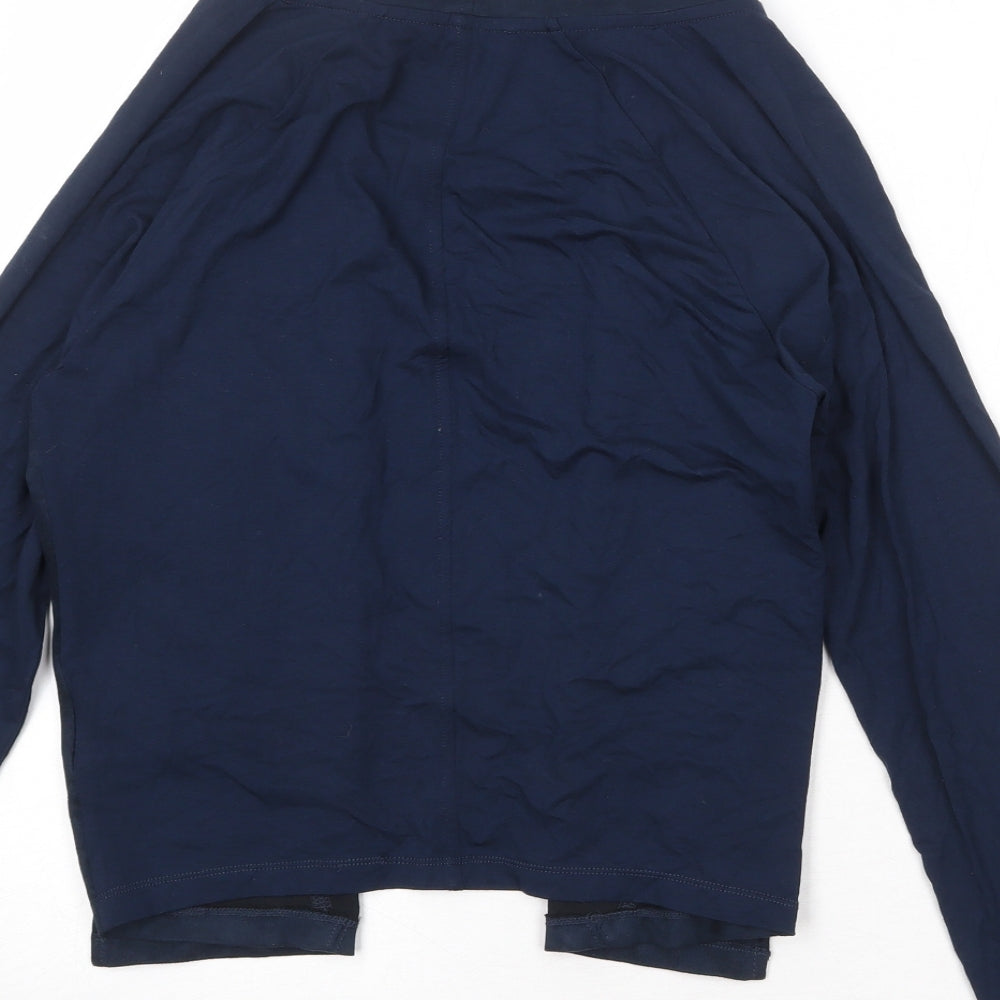 Sandwich Womens Blue V-Neck Polyester Cardigan Jumper Size M