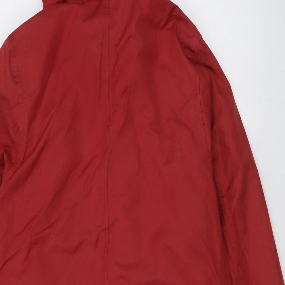 TIGI Womens Red Jacket Size 10 Zip