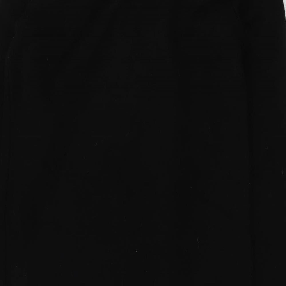 Wallis Womens Black Round Neck Acrylic Pullover Jumper Size S