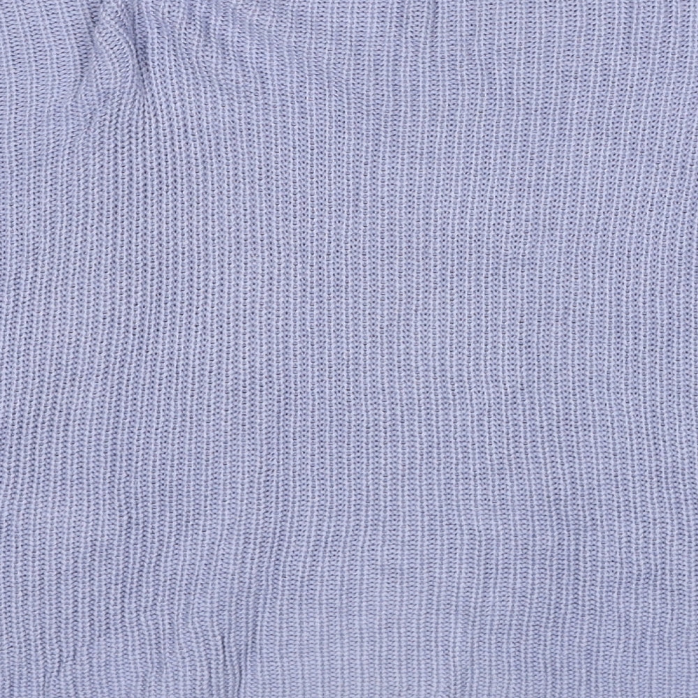 ASOS Womens Blue Round Neck Acrylic Pullover Jumper Size 12