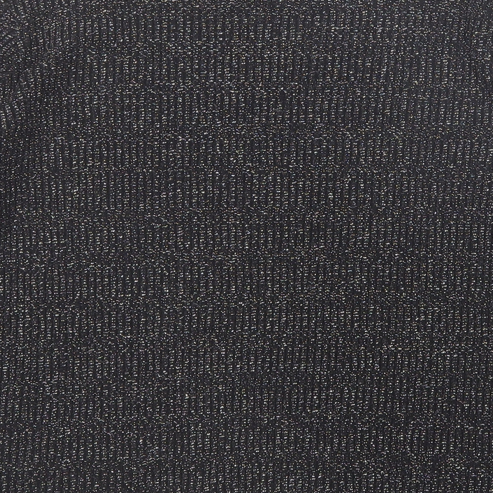 LC Waikiki Womens Black Round Neck Acrylic Pullover Jumper Size M