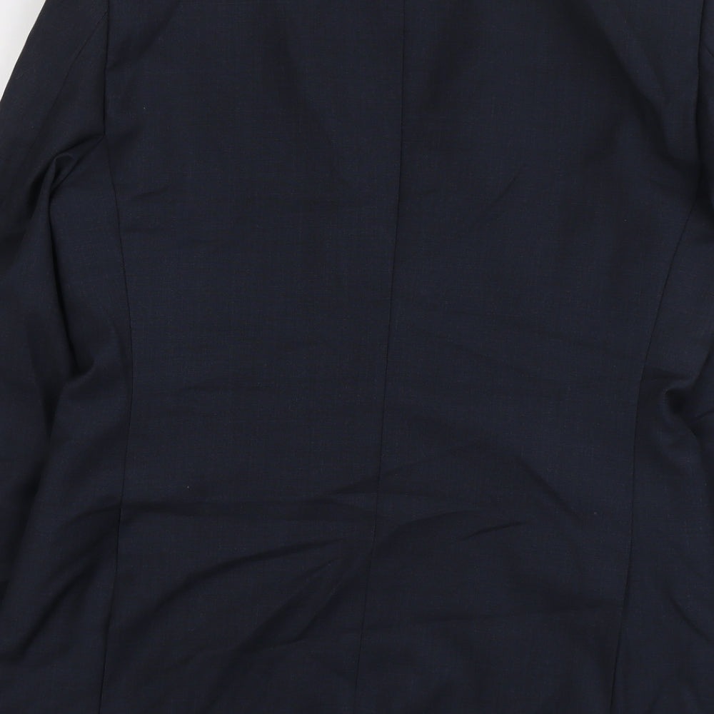 NEXT Mens Blue Wool Jacket Suit Jacket Size 40 Regular