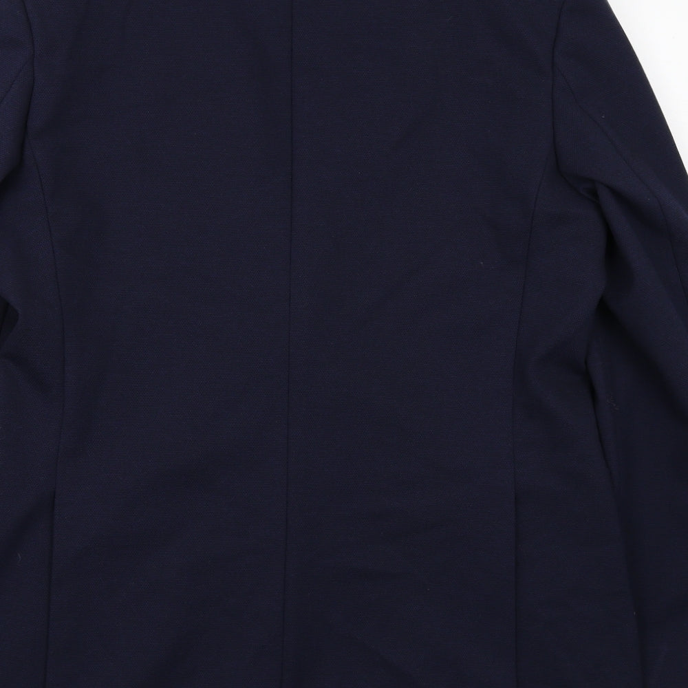 Marks & Spencer Mens Blue Polyester Jacket Suit Jacket Size 42 Regular