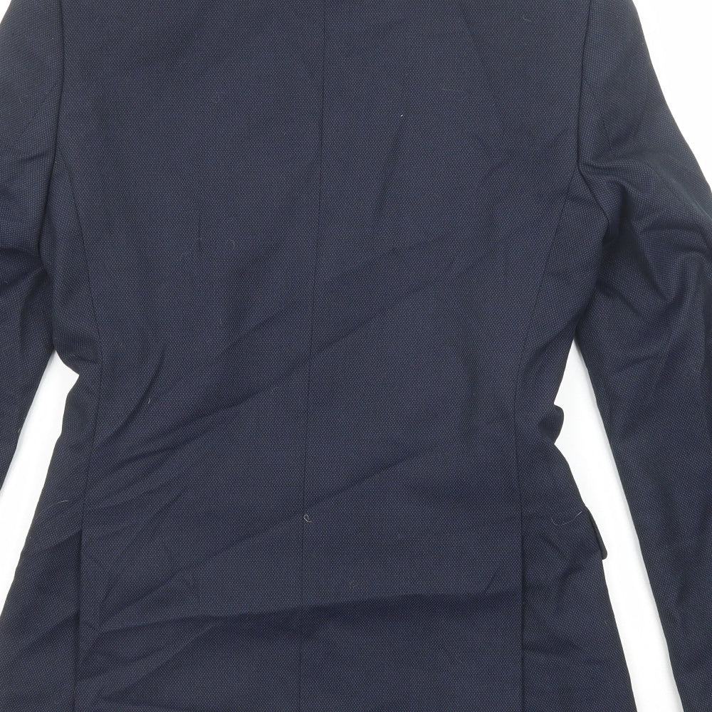 Marks & Spencer Mens Blue Polyester Jacket Suit Jacket Size 34 Regular