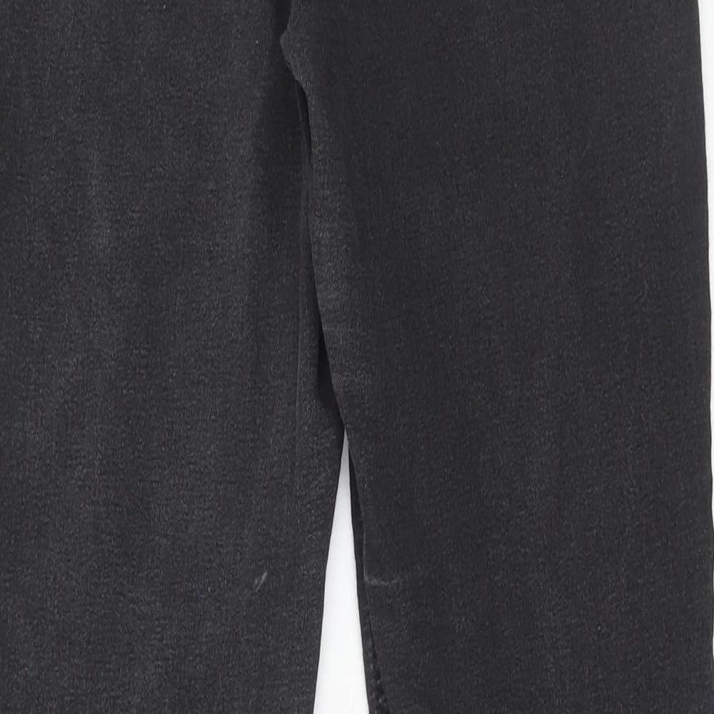 Marks & Spencer Womens Black Cotton Jegging Jeans Size 10 Regular