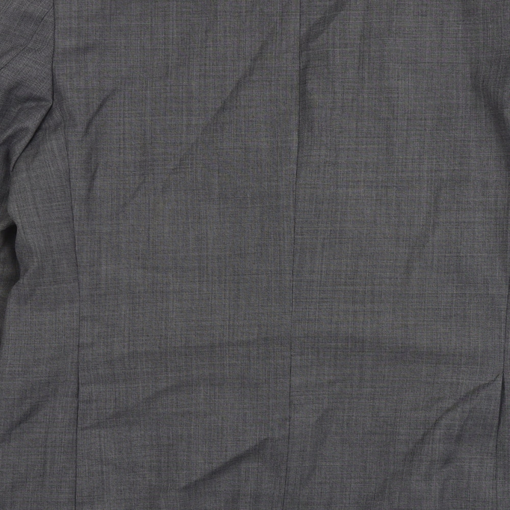 Marks & Spencer Mens Grey Wool Jacket Suit Jacket Size 42 Regular