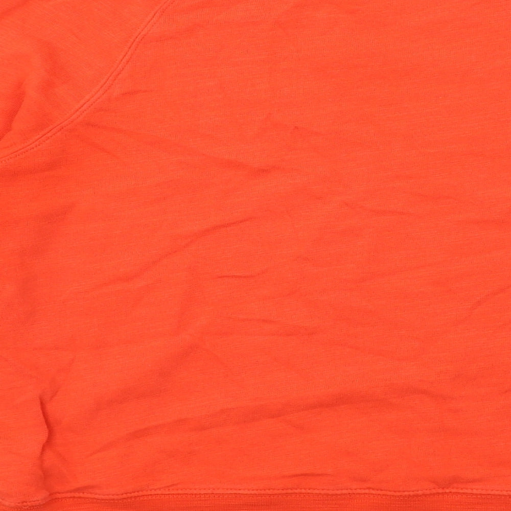 Marks & Spencer Womens Orange Cotton Pullover Sweatshirt Size 6 Pullover - California
