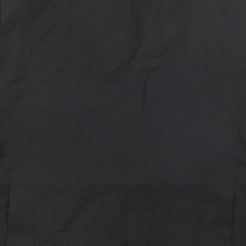 Marks & Spencer Mens Black Polyester Jacket Suit Jacket Size 42 Regular