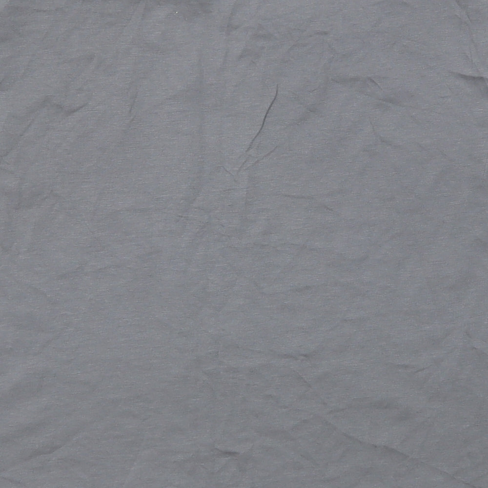 MP Womens Grey Cotton Basic T-Shirt Size M Round Neck