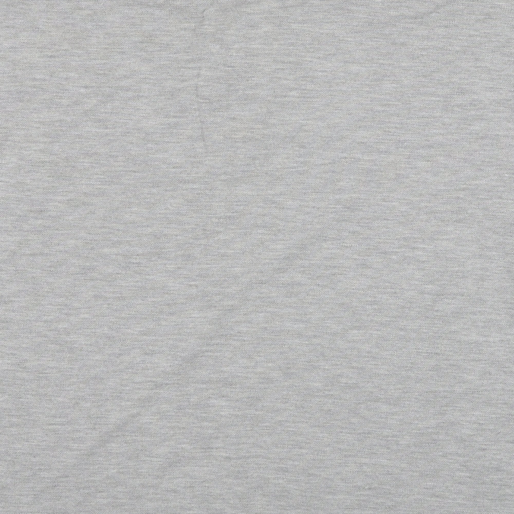 Best Basics Mens Grey Polyester Polo Size L Collared Pullover