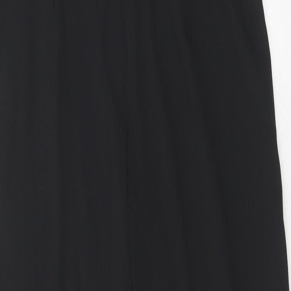 ASOS Womens Black Polyester Maxi Size 8 Round Neck Zip