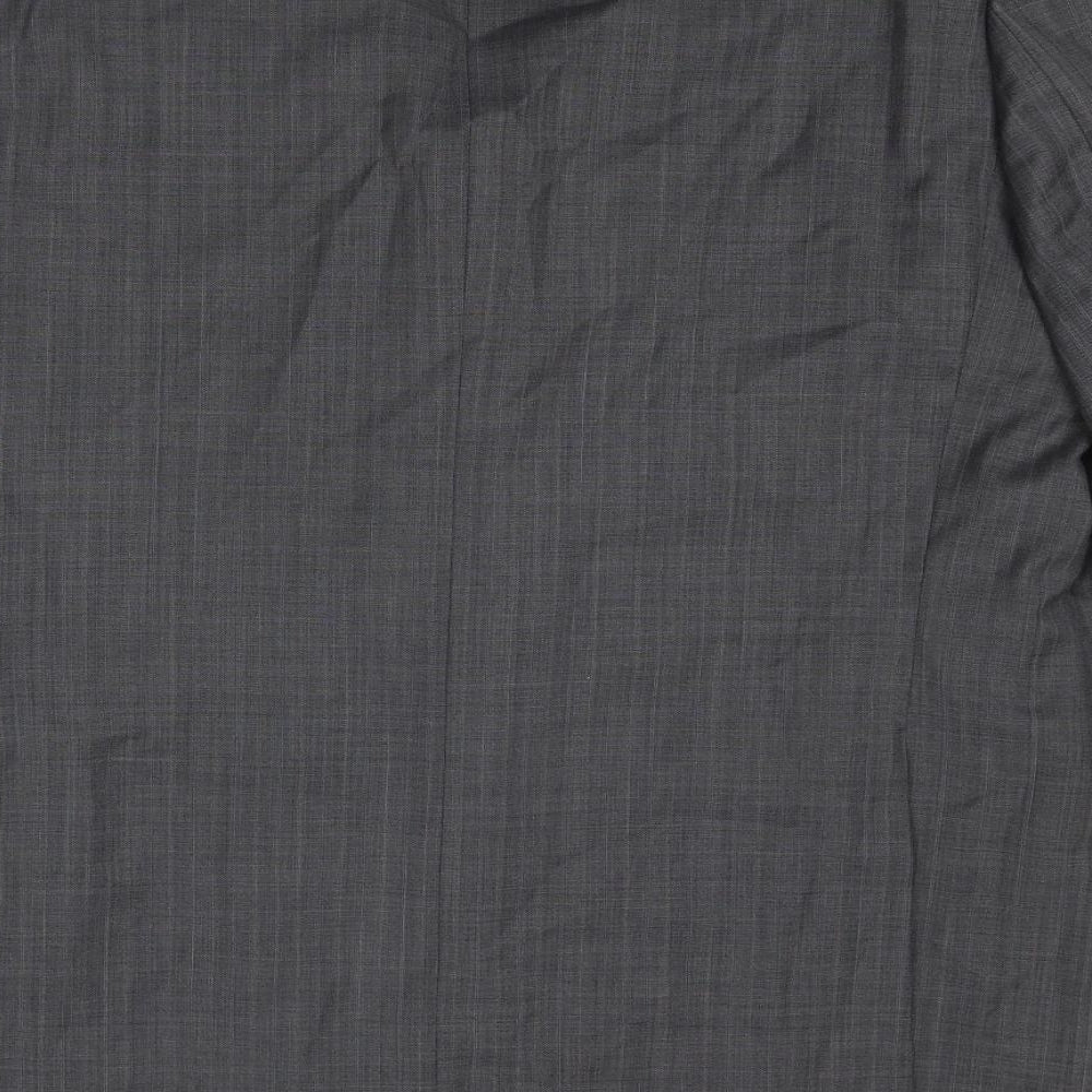 Brook Taverner Mens Grey Wool Jacket Suit Jacket Size 42 Regular