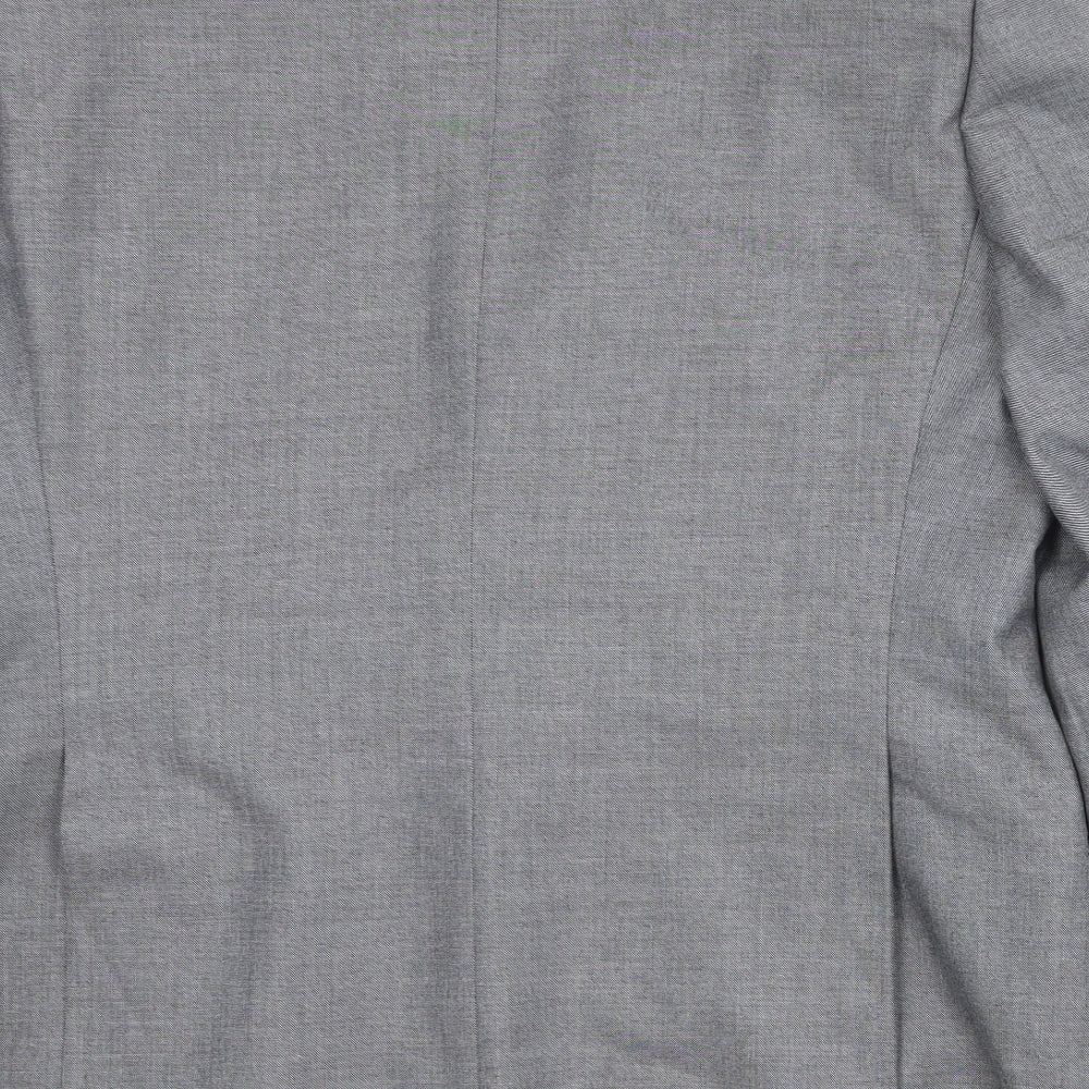 Marks & Spencer Mens Grey Polyester Jacket Suit Jacket Size 42 Regular