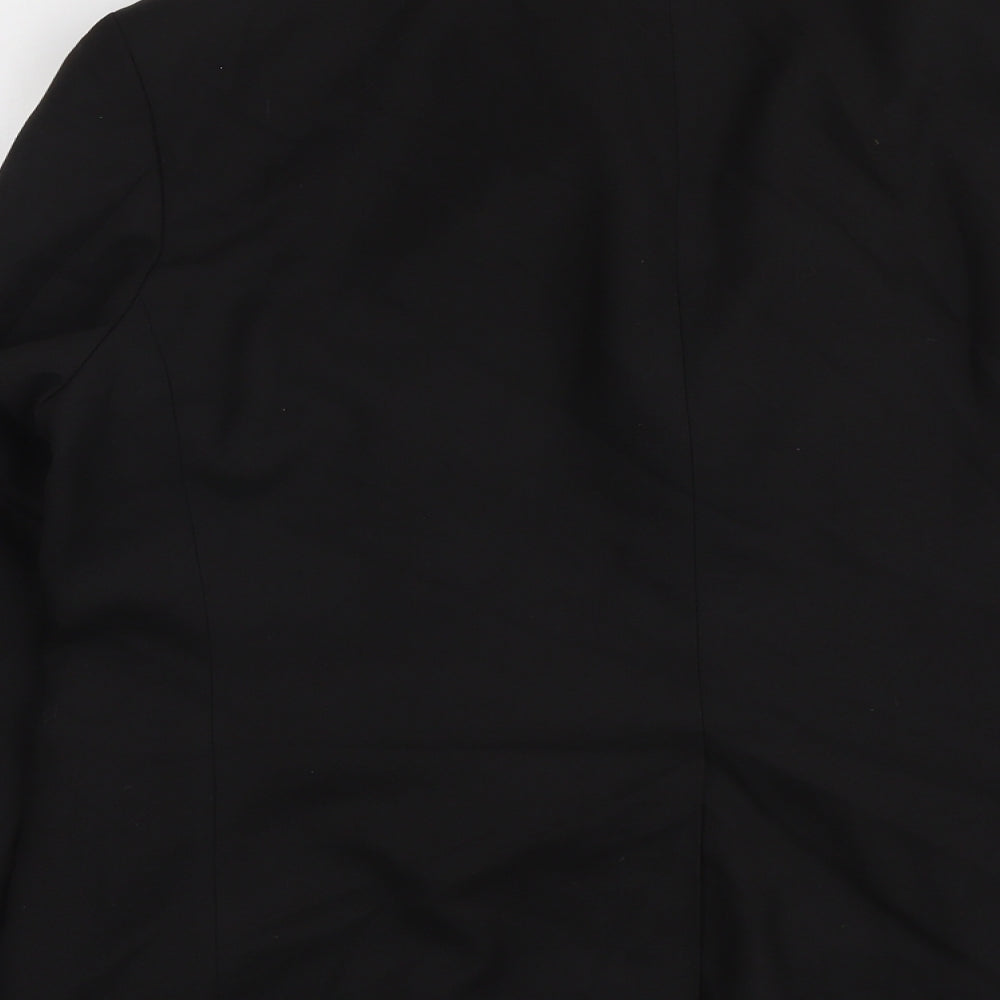 Marks & Spencer Mens Black Polyester Jacket Suit Jacket Size 42 Regular