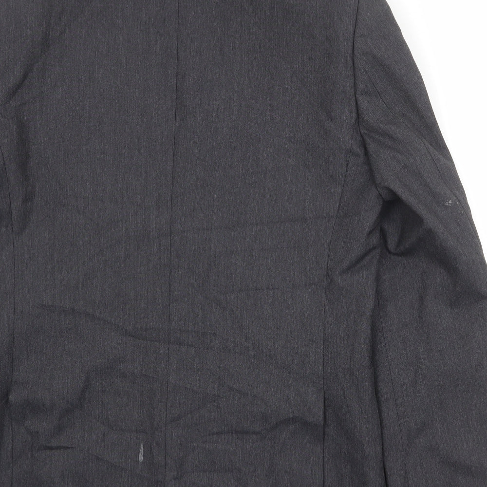 Marks & Spencer Mens Grey Polyester Jacket Suit Jacket Size 40 Regular