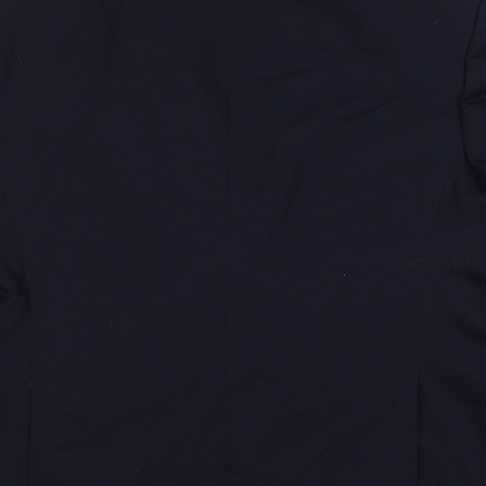 Marks & Spencer Mens Blue Wool Jacket Suit Jacket Size 42 Regular