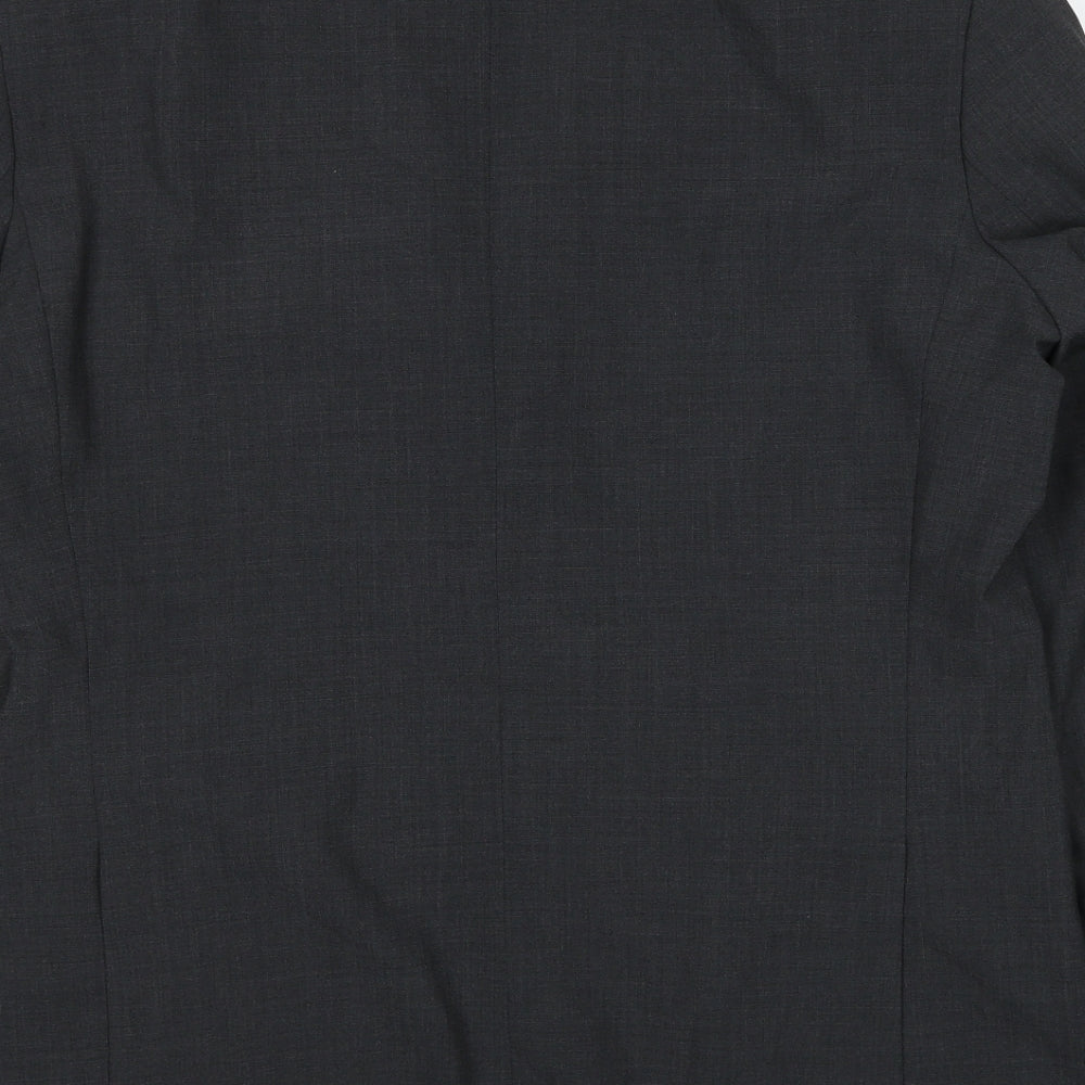 Marks & Spencer Mens Grey Wool Jacket Suit Jacket Size 42 Regular
