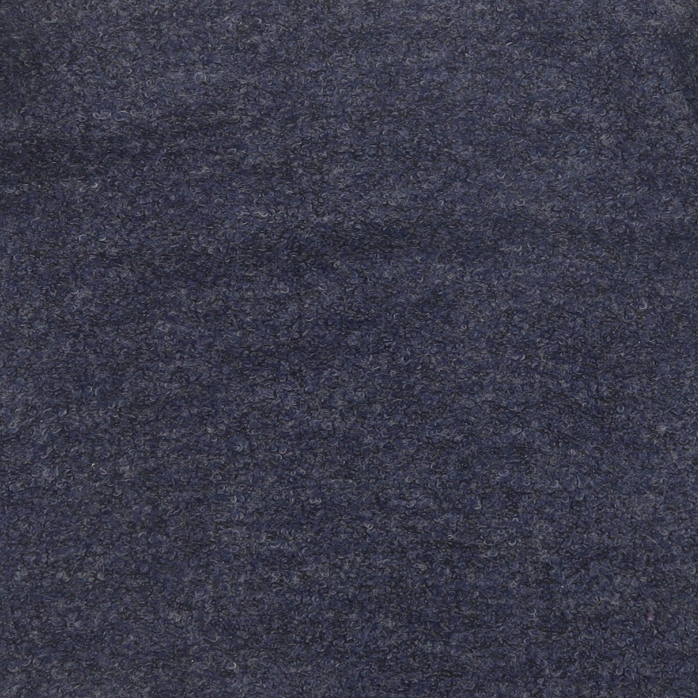NEXT Womens Blue Boat Neck Polyester Pullover Jumper Size 8