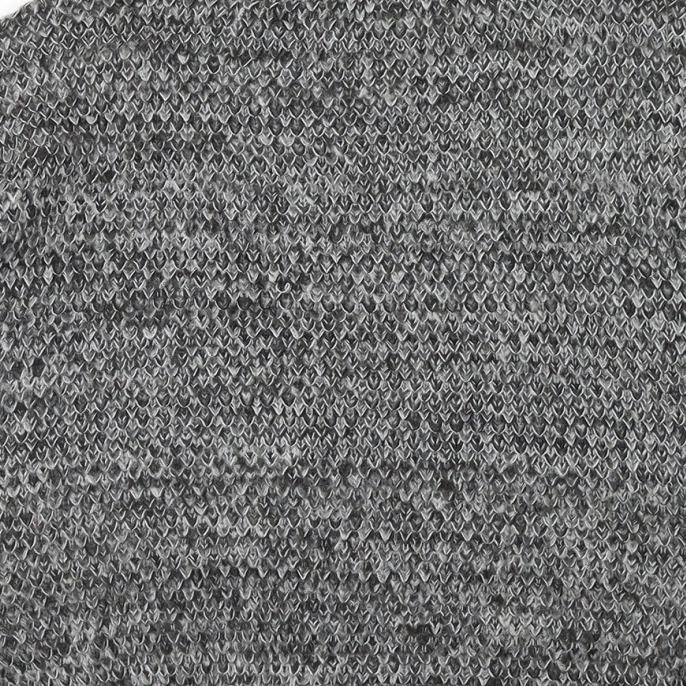 BHS Womens Grey High Neck Acrylic Pullover Jumper Size M