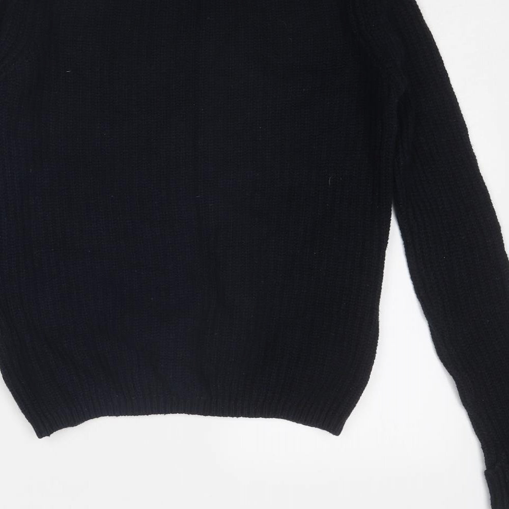 NEXT Womens Blue Round Neck Cotton Pullover Jumper Size 8