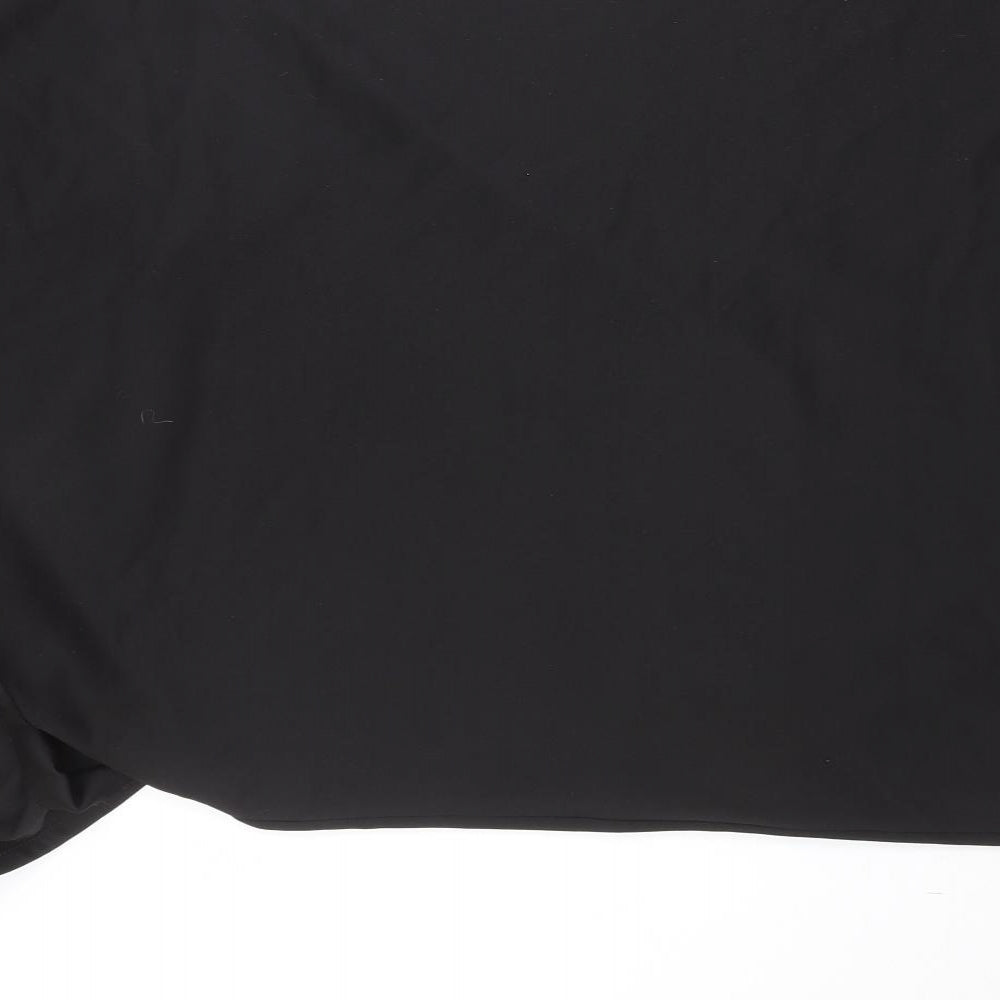 River Island Womens Black Polyester A-Line Size 12 Round Neck Pullover