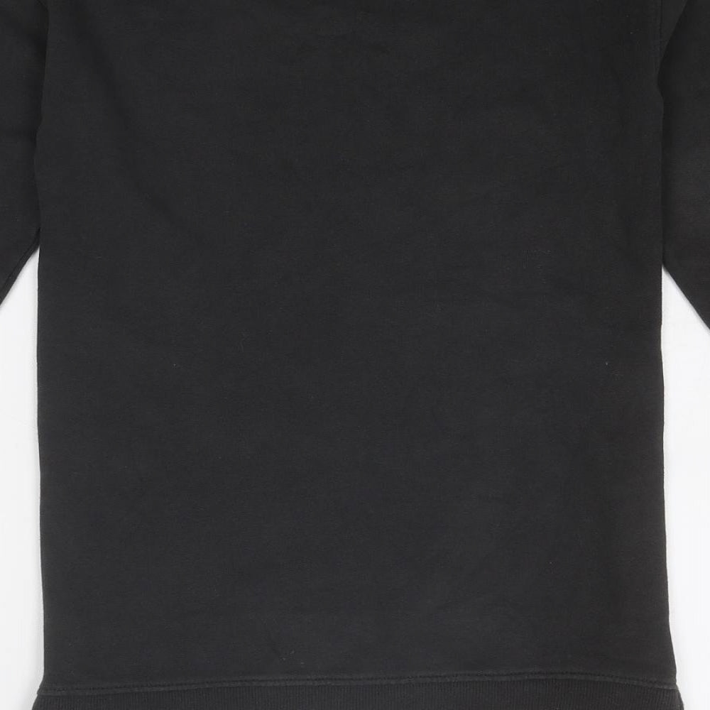 NEXT Girls Grey Cotton Tunic Sweatshirt Size 7 Years Pullover - Rainbow