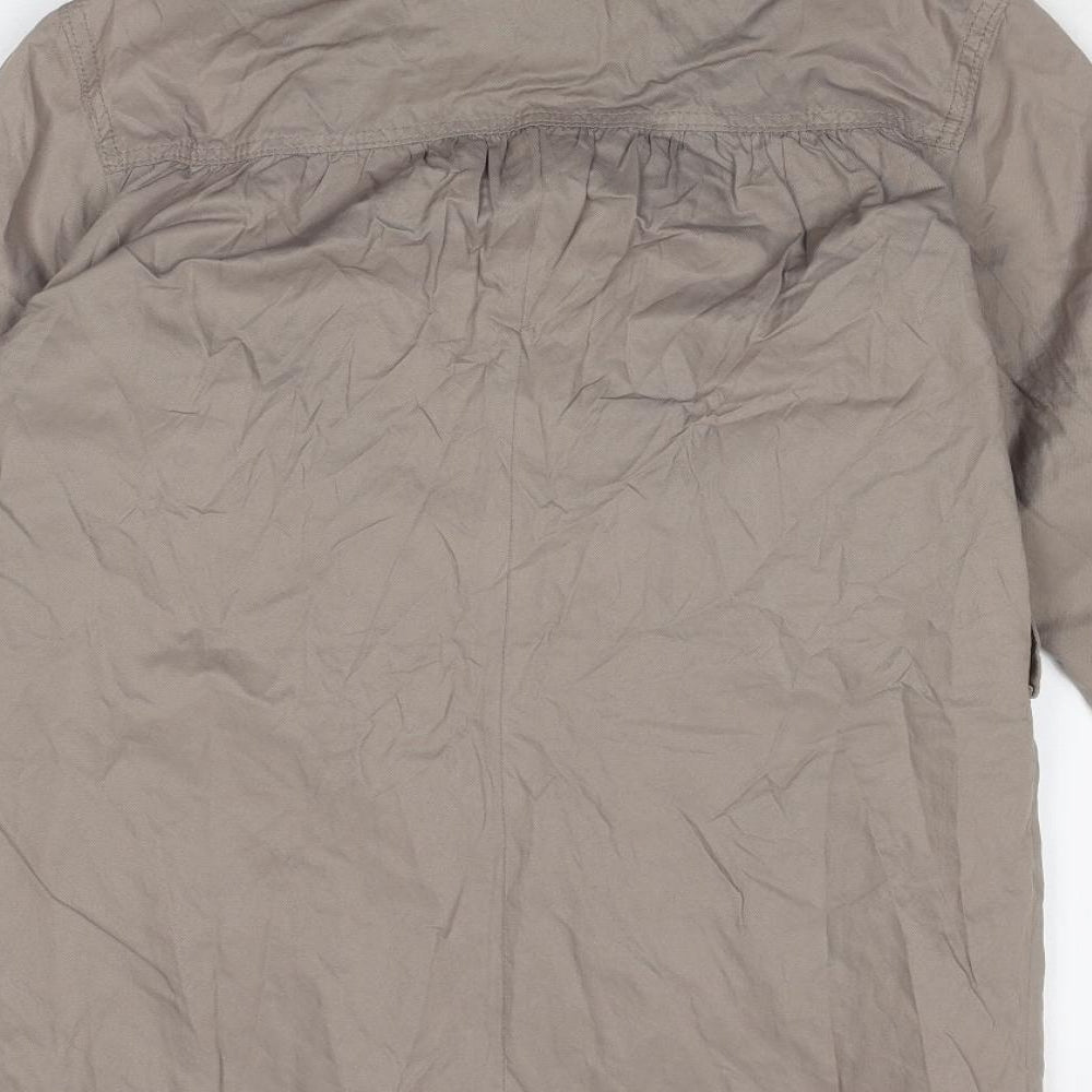 Marks & Spencer Womens Brown Jacket Size 8 Zip