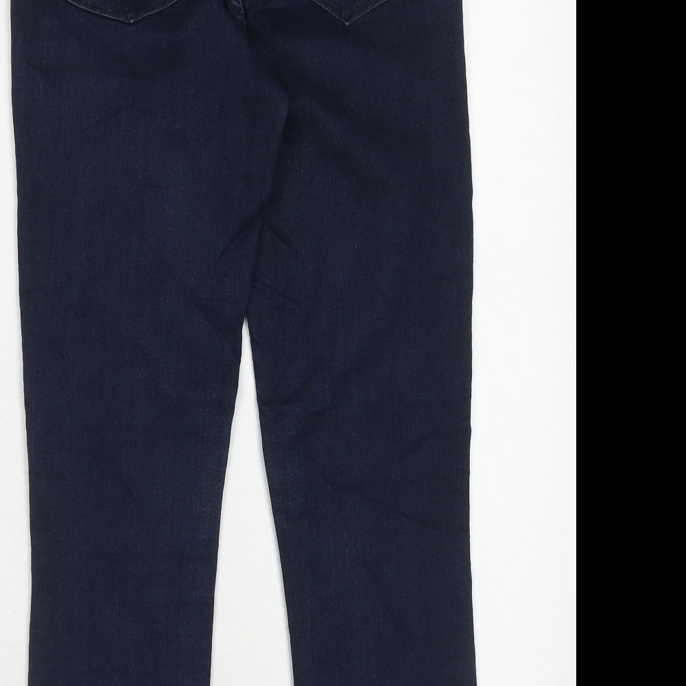 H&M Womens Blue Cotton Skinny Jeans Size 10 Regular