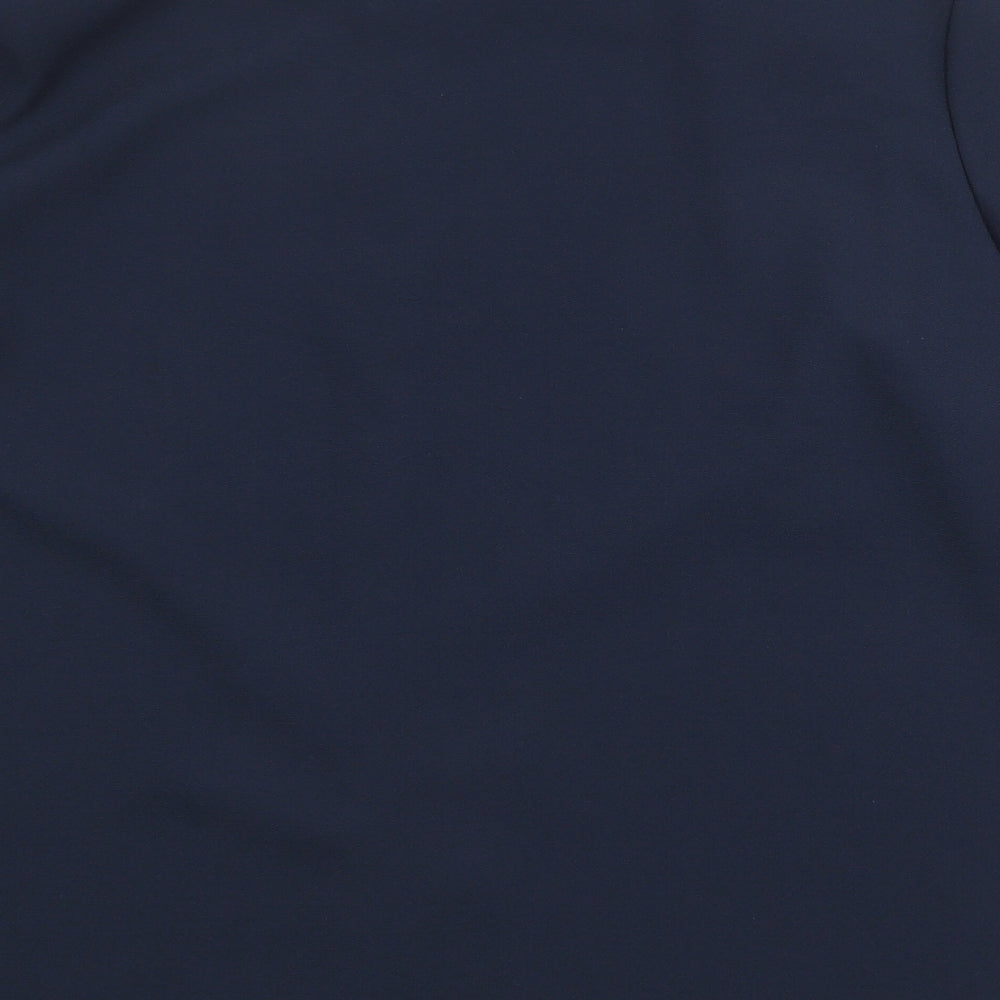 Reflections Womens Blue Jacket Blazer Size L Button