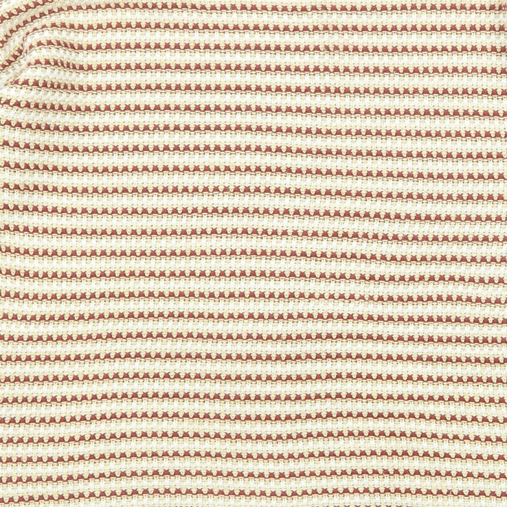 BHS Womens Multicoloured Round Neck Striped Acrylic Pullover Jumper Size 14 - Size 14-16