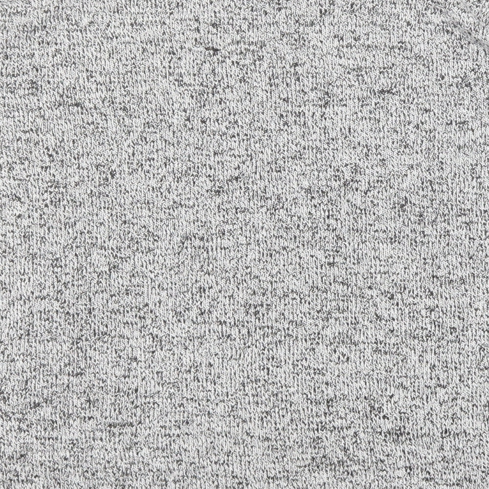 Divided by H&M Womens Grey Round Neck Viscose Pullover Jumper Size XS