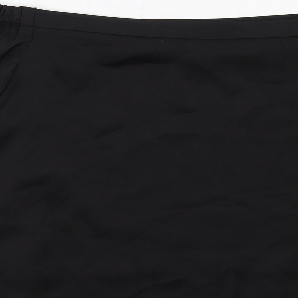 New Look Womens Black Polyester Basic Blouse Size 8 Off the Shoulder
