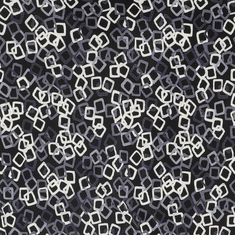 Forever Womens Black Geometric Polyester Basic Blouse Size XL V-Neck - Ring Detail