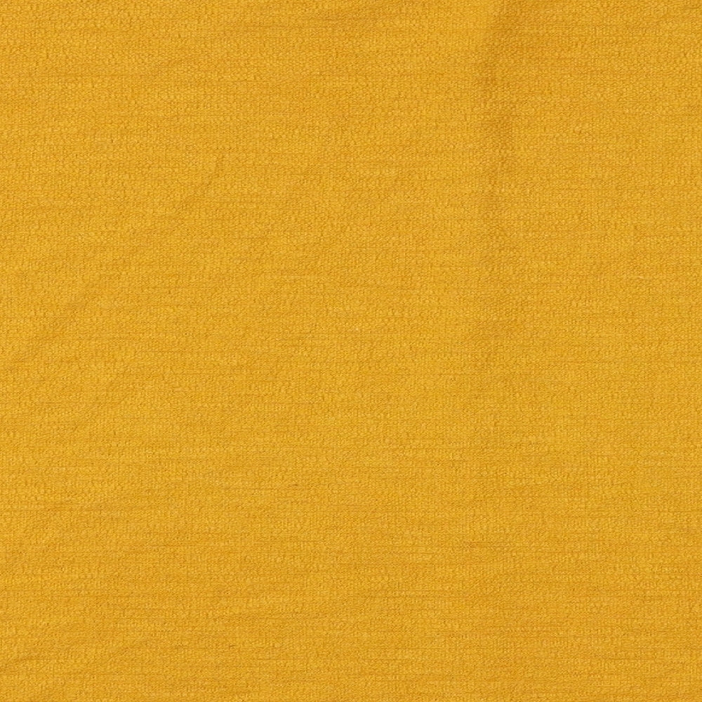 H&M Womens Yellow Polyester Basic Blouse Size S Boat Neck