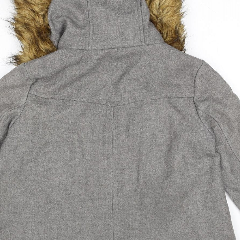 Zara Womens Grey Jacket Size S Zip