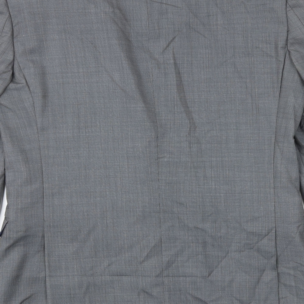NEXT Mens Grey Wool Jacket Suit Jacket Size 38 Regular