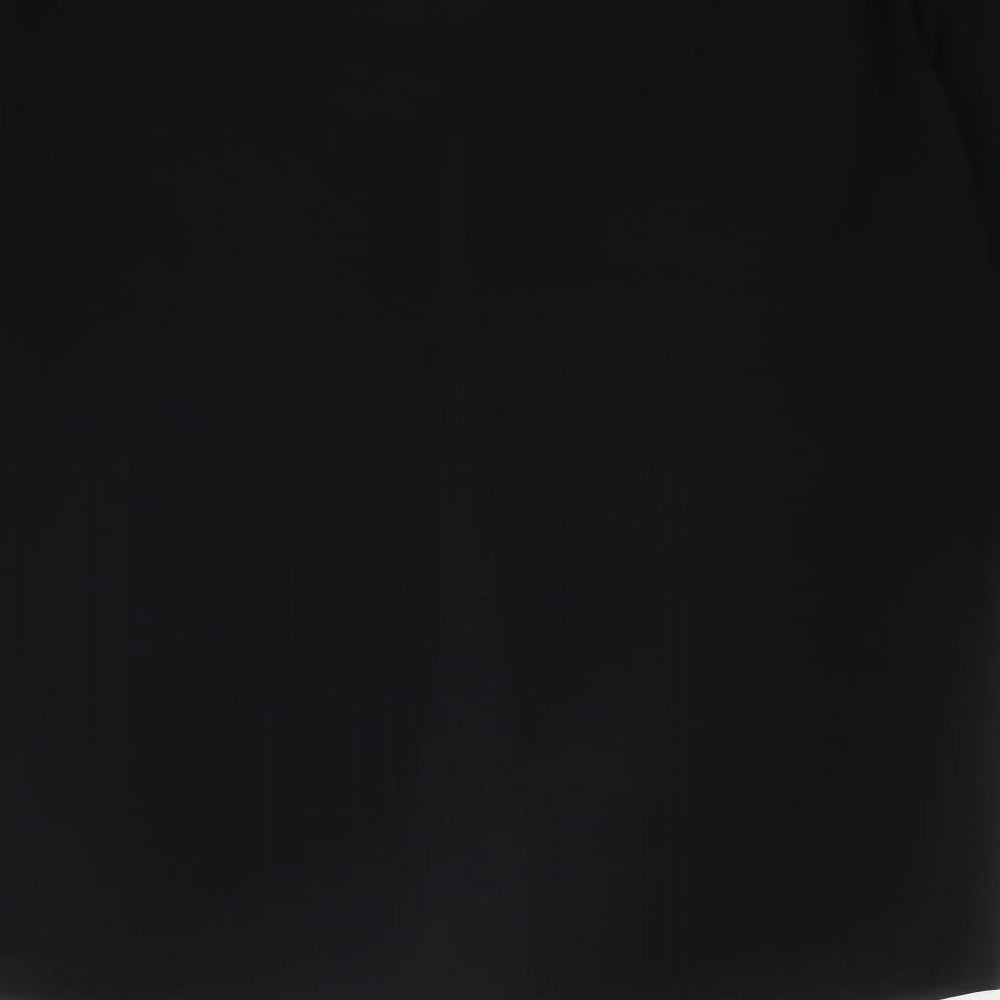 NEXT Womens Black Polyester Kimono Blouse Size S V-Neck