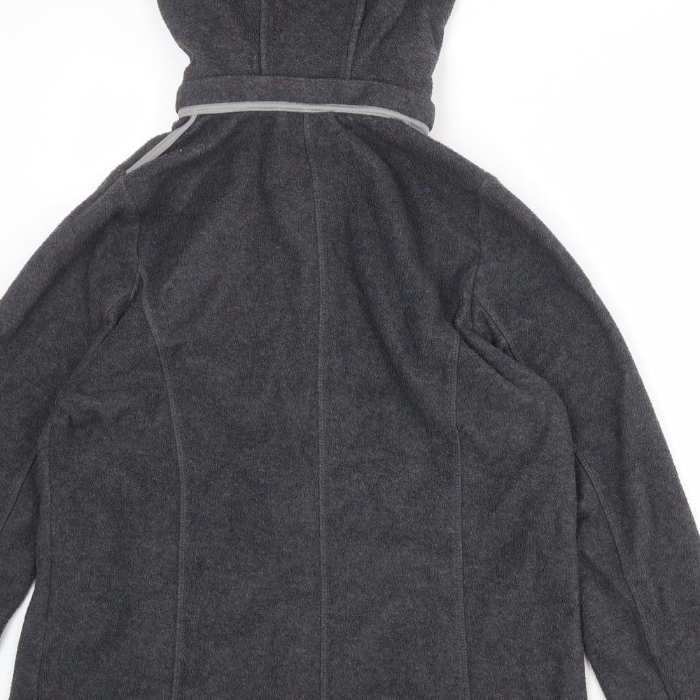 Collection L Womens Grey Jacket Size 16 Zip