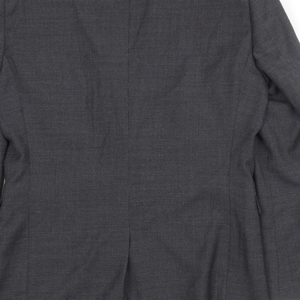 NEXT Mens Grey Wool Jacket Suit Jacket Size 40 Regular