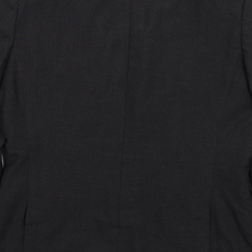 NEXT Mens Grey Polyester Jacket Suit Jacket Size 42 Regular