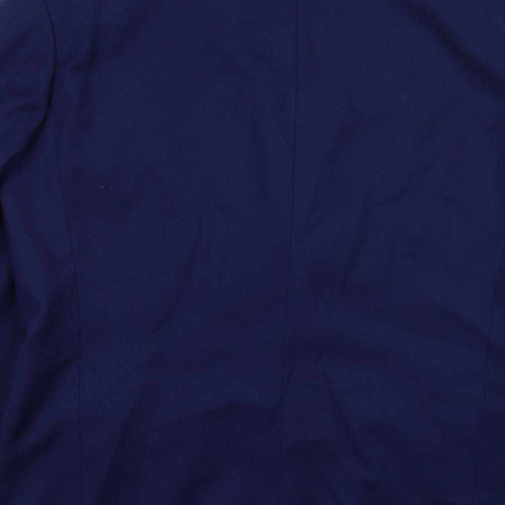 Marks & Spencer Mens Blue Wool Jacket Suit Jacket Size 40 Regular