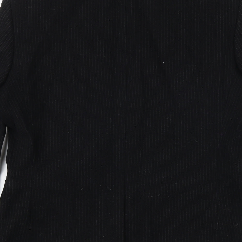 Avenue Mens Black Wool Jacket Suit Jacket Size 38 Regular